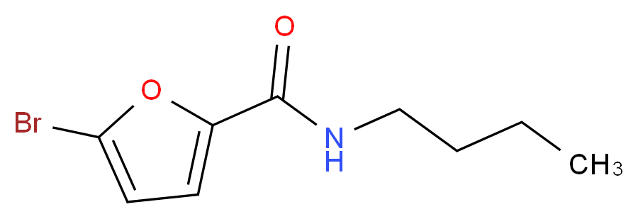 5-bromo-N-butyl-2-furamide_分子结构_CAS_438617-12-0)