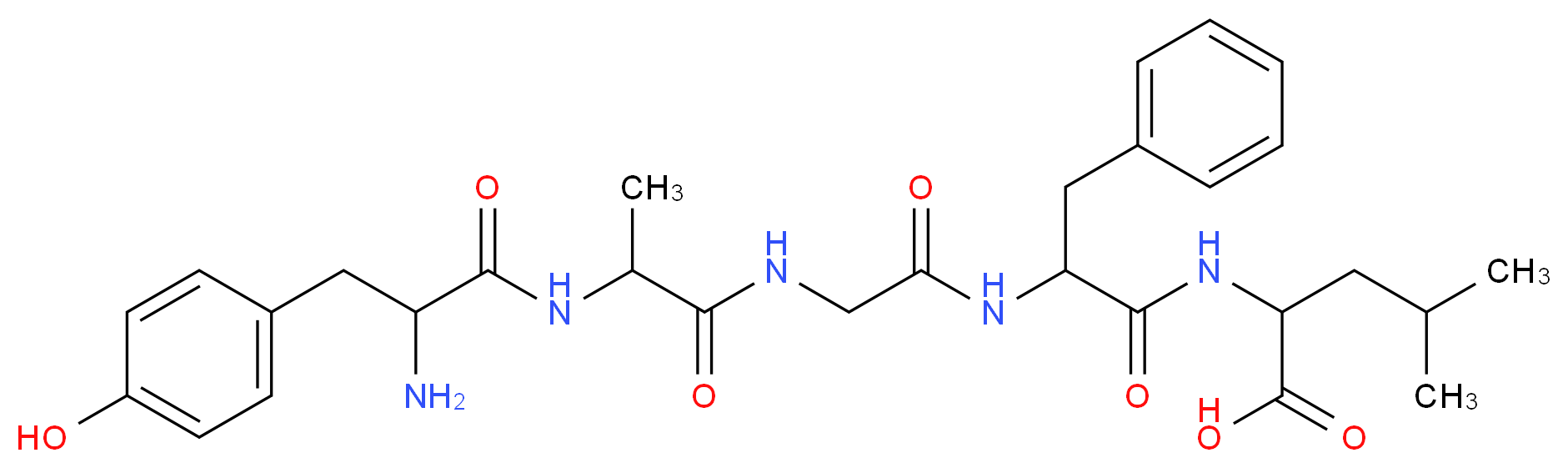 [D-Ala<sup>2</sup>,Leu<sup>5</sup>]-ENKEPHALIN_分子结构_CAS_64963-01-5)