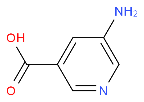 5-Aminonicotinic acid_分子结构_CAS_)