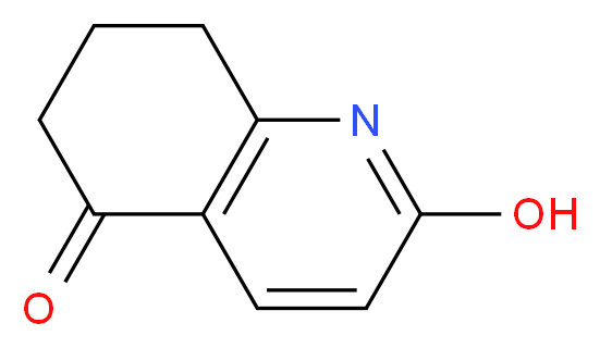 2-hydroxy-5,6,7,8-tetrahydroquinolin-5-one_分子结构_CAS_15450-69-8