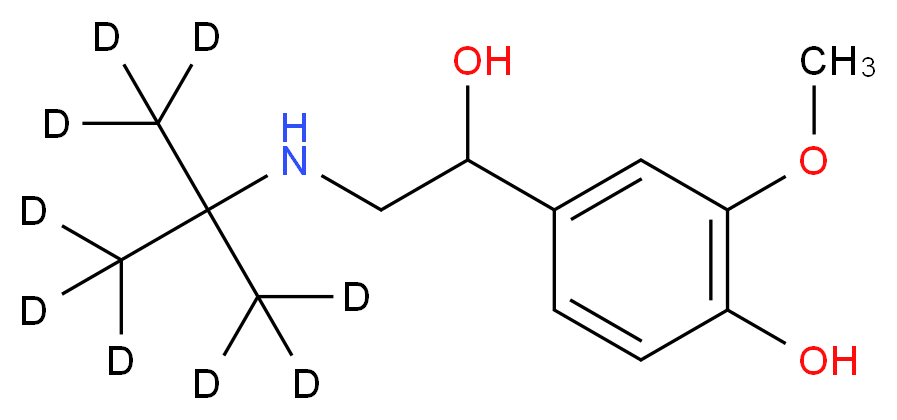 3-O-Methyl Colterol-d9_分子结构_CAS_1346599-83-4)