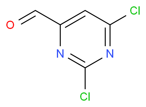 2,6-dichloropyrimidine-4-carbaldehyde_分子结构_CAS_933746-24-8