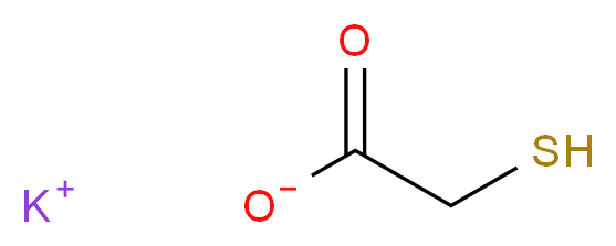 POTASSIUM THIOGLYCOLLATE, 40% SOLUTION_分子结构_CAS_34452-51-2)