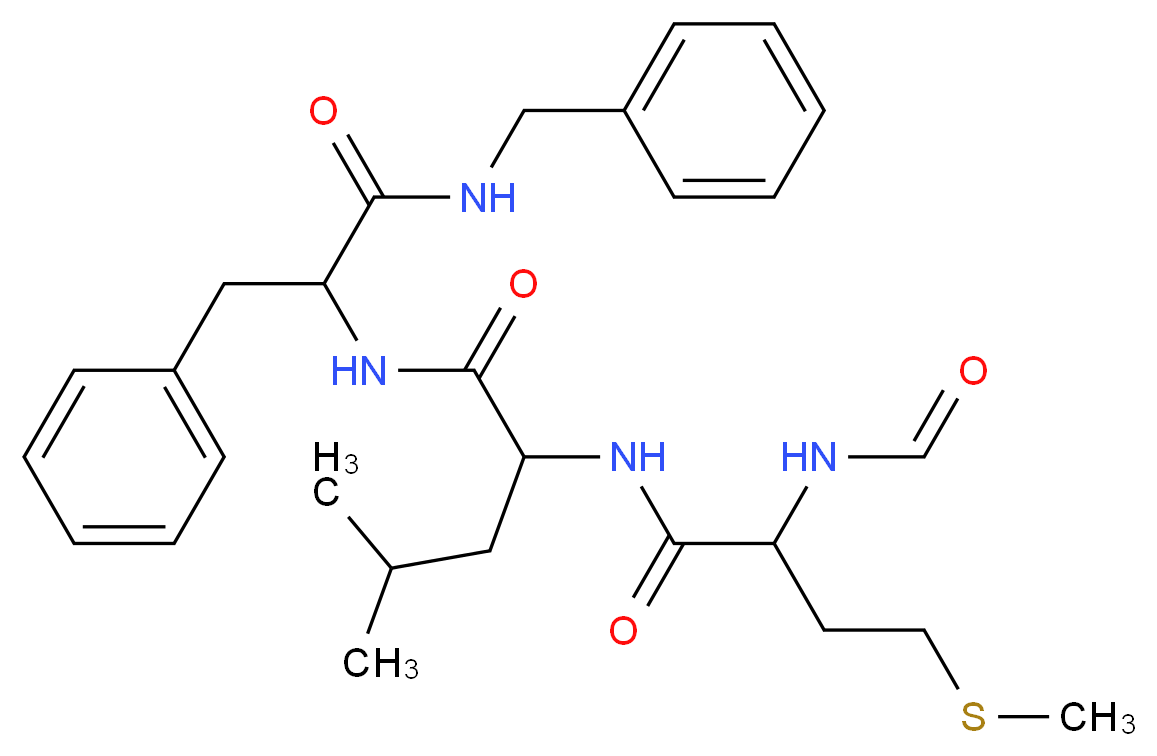 N-Formyl-Met-Leu-Phe benzylamide_分子结构_CAS_80180-62-7)