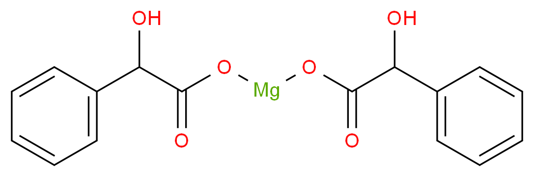 [(2-hydroxy-2-phenylacetyl)oxy]magnesio 2-hydroxy-2-phenylacetate_分子结构_CAS_552-84-1