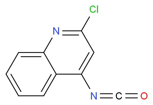 2-CHLORO-4-ISOCYANATOQUINOLINE_分子结构_CAS_)