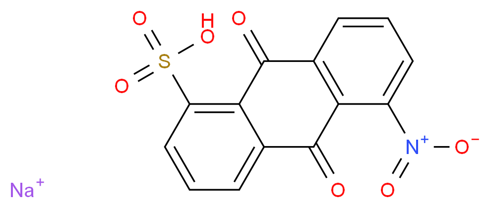 1-nitroanthraquinone-5-sulfonic acid sodium salt_分子结构_CAS_82-50-8)