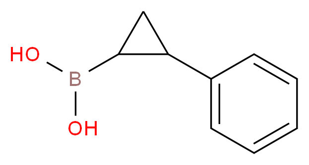 2-PHENYLCYCLOPROPYLBORONIC ACID_分子结构_CAS_1243253-59-9)