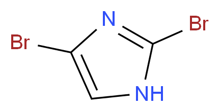 2,4-DIBROMOIMIDAZOLE_分子结构_CAS_64591-03-3)