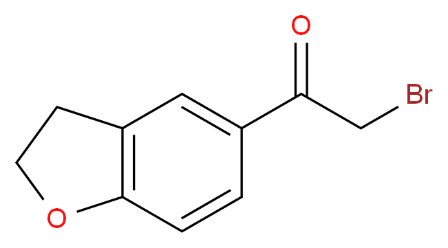 2-bromo-1-(2,3-dihydro-1-benzofuran-5-yl)ethanone_分子结构_CAS_151427-19-9)