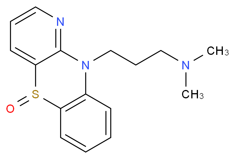 2-[3-(dimethylamino)propyl]-9λ<sup>4</sup>-thia-2,4-diazatricyclo[8.4.0.0<sup>3</sup>,<sup>8</sup>]tetradeca-1(10),3,5,7,11,13-hexaen-9-one_分子结构_CAS_10071-01-9