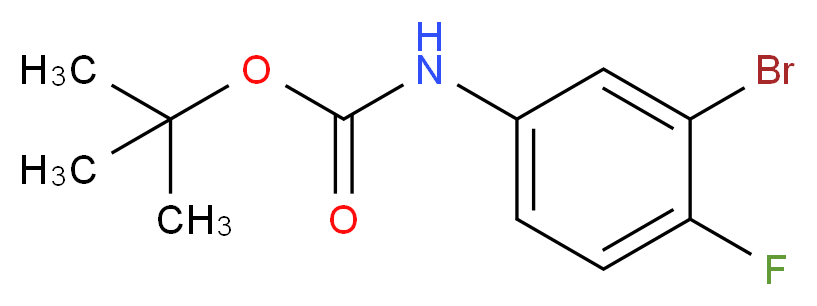 N-Boc-3-bromo-4-fluoroaniline_分子结构_CAS_836619-77-3)