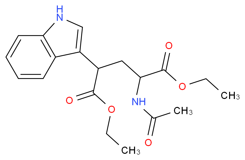 N-acetyl-gamma-carbethoxy homotryptophan ethyl ester_分子结构_CAS_)
