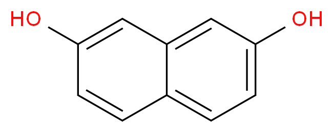 naphthalene-2,7-diol_分子结构_CAS_582-17-2