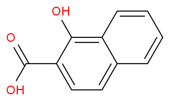 1-hydroxynaphthalene-2-carboxylic acid_分子结构_CAS_86-48-6