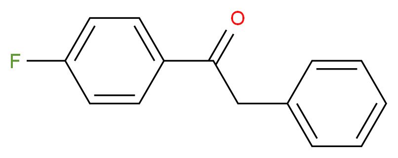 1-(4-fluorophenyl)-2-phenylethanone_分子结构_CAS_347-84-2)