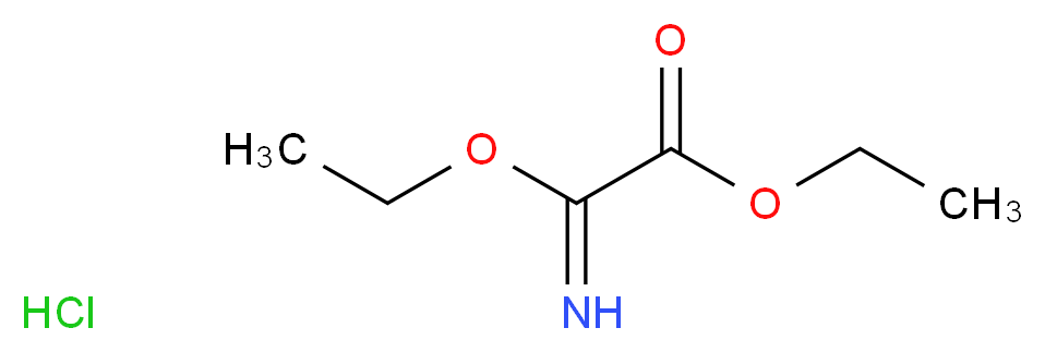 ETHYL 2-ETHOXY-2-IMINOACETATE HYDROCHLORIDE_分子结构_CAS_55149-83-2)