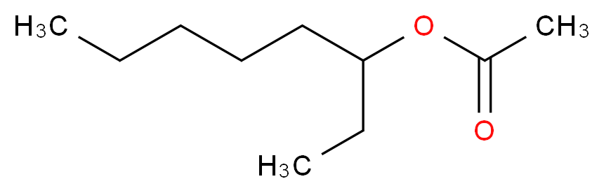 octan-3-yl acetate_分子结构_CAS_4864-61-3