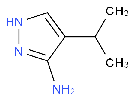 4-(propan-2-yl)-1H-pyrazol-3-amine_分子结构_CAS_151521-49-2