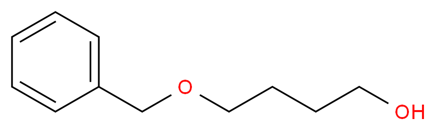 4-(benzyloxy)butan-1-ol_分子结构_CAS_4541-14-4