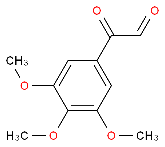 2-oxo-2-(3,4,5-trimethoxyphenyl)acetaldehyde_分子结构_CAS_150114-69-5