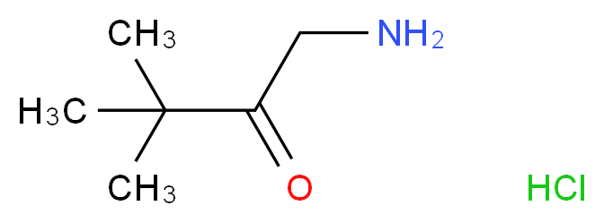 1-amino-3,3-dimethylbutan-2-one hydrochloride_分子结构_CAS_33119-72-1