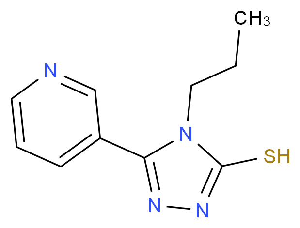 4-propyl-5-pyridin-3-yl-4H-1,2,4-triazole-3-thiol_分子结构_CAS_90871-44-6)