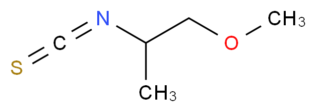 2-Isothiocyanato-1-methoxy-propane_分子结构_CAS_362601-74-9)