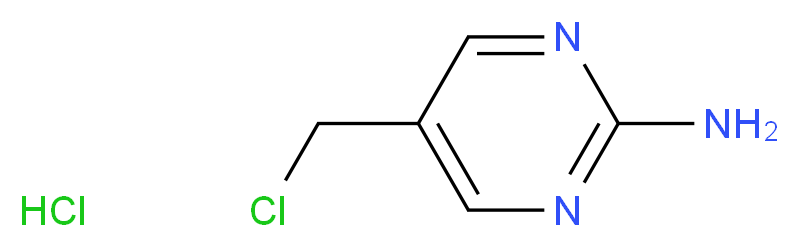 2-AMINO-5-CHLOROMETHYLPYRIMIDINE HYDROCHLORIDE_分子结构_CAS_120747-86-6)