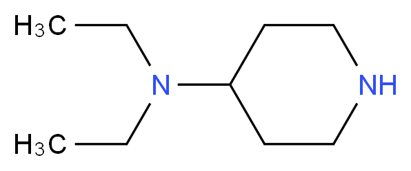 4-(Diethylamino)piperidine_分子结构_CAS_143300-64-5)