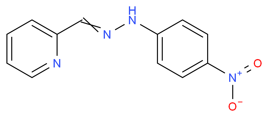 2-Pyridinecarboxaldehyde 4-nitrophenylhydrazone_分子结构_CAS_70421-66-8)