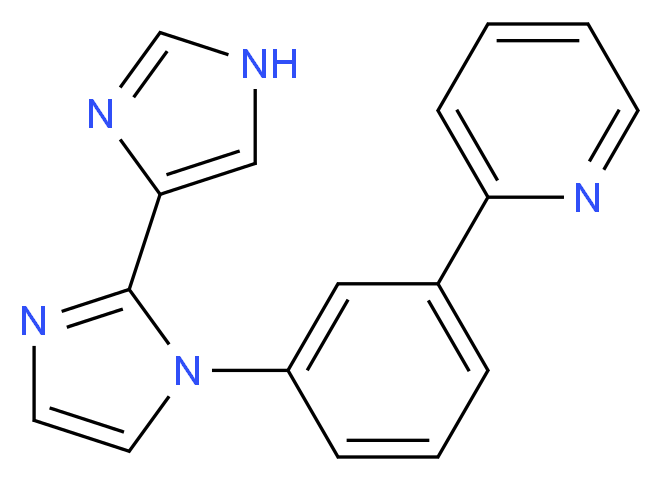 1-(3-pyridin-2-ylphenyl)-1H,1'H-2,4'-biimidazole_分子结构_CAS_)