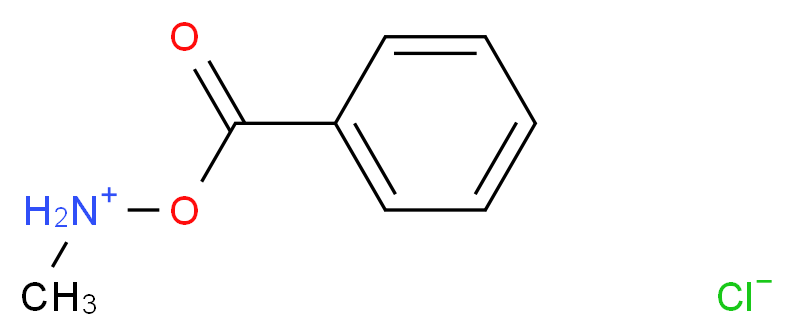 (benzoyloxy)(methyl)azanium chloride_分子结构_CAS_27130-46-7