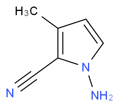 1-Amino-3-methyl-1H-pyrrole-2-carbonitrile_分子结构_CAS_310430-89-8)