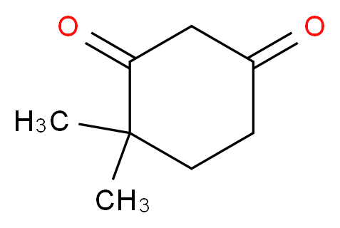 4,4-dimethylcyclohexane-1,3-dione_分子结构_CAS_562-46-9