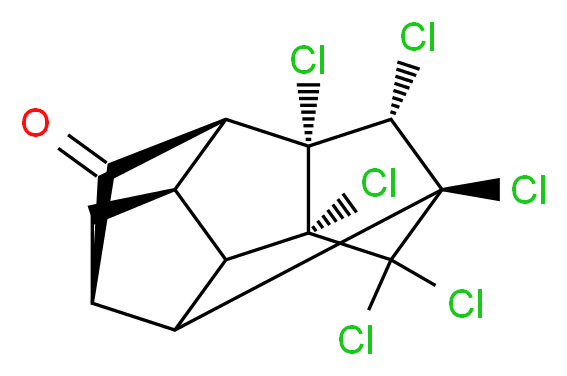 异狄氏剂酮 溶液_分子结构_CAS_53494-70-5)