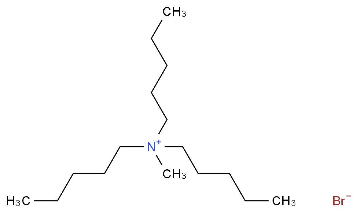 N-Methyl-N,N-dipentylpentan-1-aminium bromide_分子结构_CAS_37026-88-3)