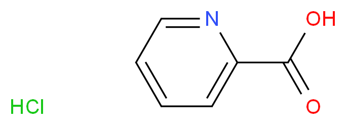 pyridine-2-carboxylic acid hydrochloride_分子结构_CAS_636-80-6
