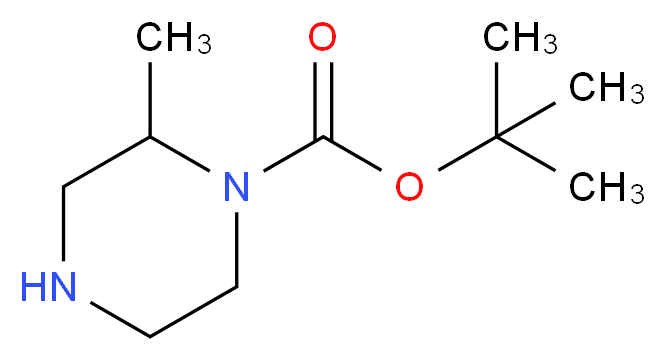 tert-butyl 2-methylpiperazine-1-carboxylate_分子结构_CAS_)