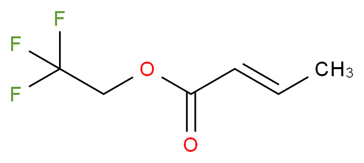 2,2,2-trifluoroethyl (2E)-but-2-enoate_分子结构_CAS_287957-36-2