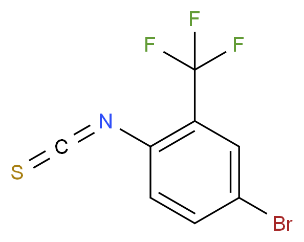 4-Bromo-2-(trifluoromethyl)phenyl isothiocyanate 97%_分子结构_CAS_206559-46-8)