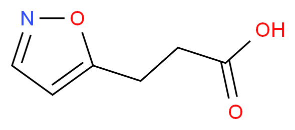 3-Isoxazol-5-ylpropanoic acid_分子结构_CAS_98140-73-9)