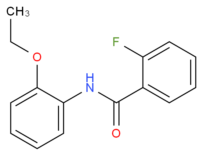 N-(2-Ethoxyphenyl)-2-fluorobenzamide_分子结构_CAS_347908-93-4)