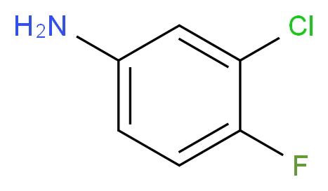 3-Chloro-4-fluoroaniline 98%_分子结构_CAS_367-21-5)