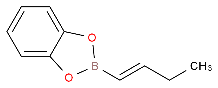 (E)-2-(1-Butenyl)-1,3,2-benzodioxaborole_分子结构_CAS_106094-36-4)