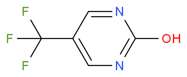 2-HYDROXY-5-TRIFLUOROMETHYLPYRIMIDINE_分子结构_CAS_83767-80-0)