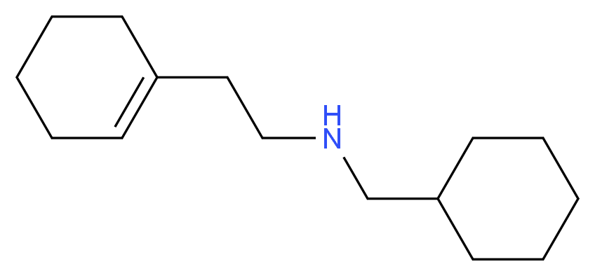 (2-cyclohex-1-en-1-ylethyl)(cyclohexylmethyl)amine_分子结构_CAS_356540-21-1)