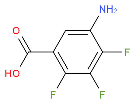 5-amino-2,3,4-trifluorobenzoic acid_分子结构_CAS_203916-57-8