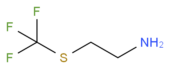 2-[(trifluoromethyl)thio]ethanamine_分子结构_CAS_)