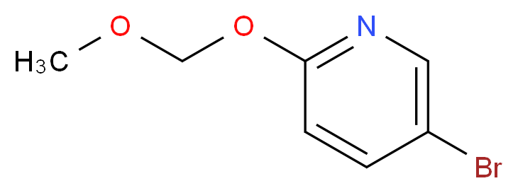 5-BroMo-2-(MethoxyMethoxy)pyridine_分子结构_CAS_247189-74-8)